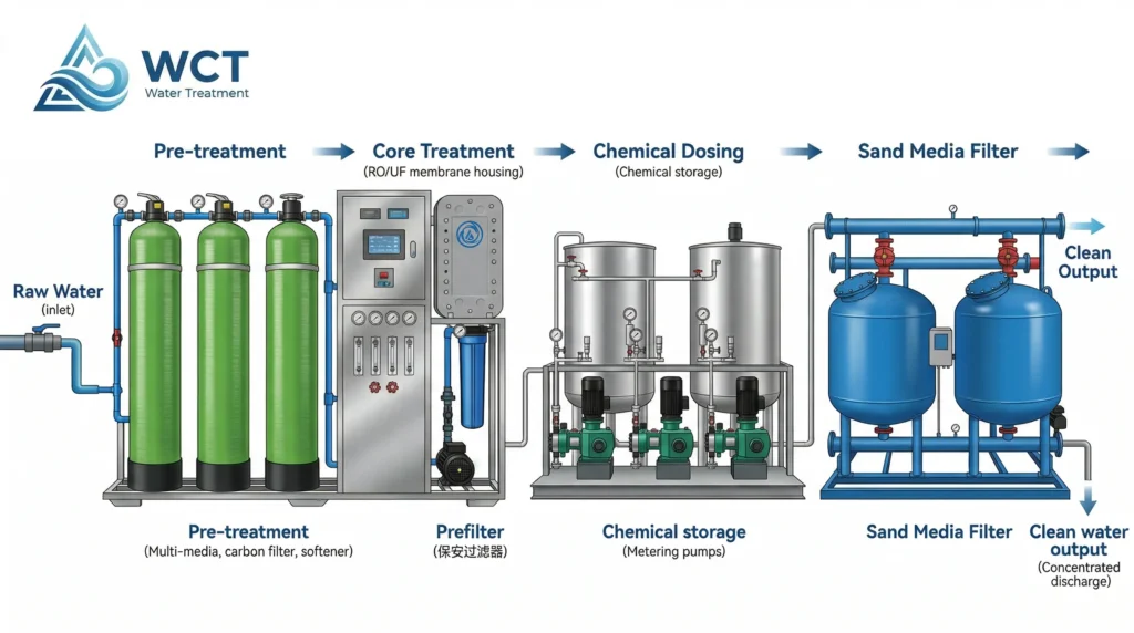 process of water treatment